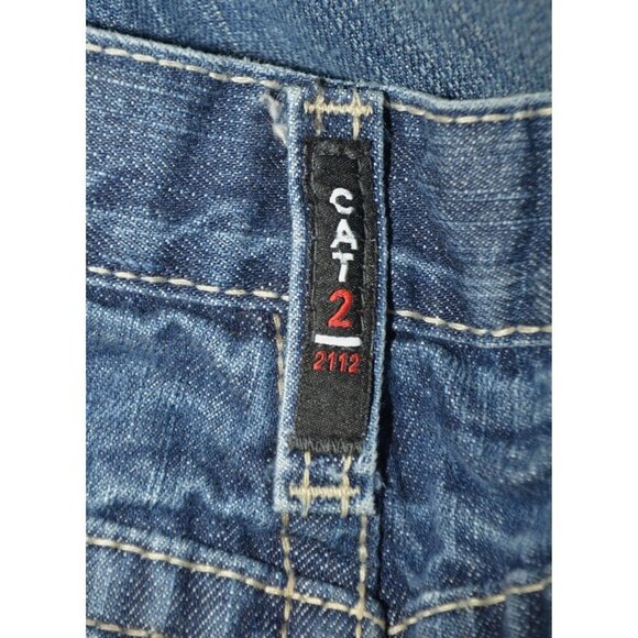 Ariat Work Men's 40x30 Cat 2 Denim Flame Resistant Relaxed Bootcut Western Jeans - Picture 9 of 11